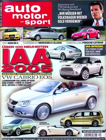 Deckblatt Auto Motor und Sport (20/2005)